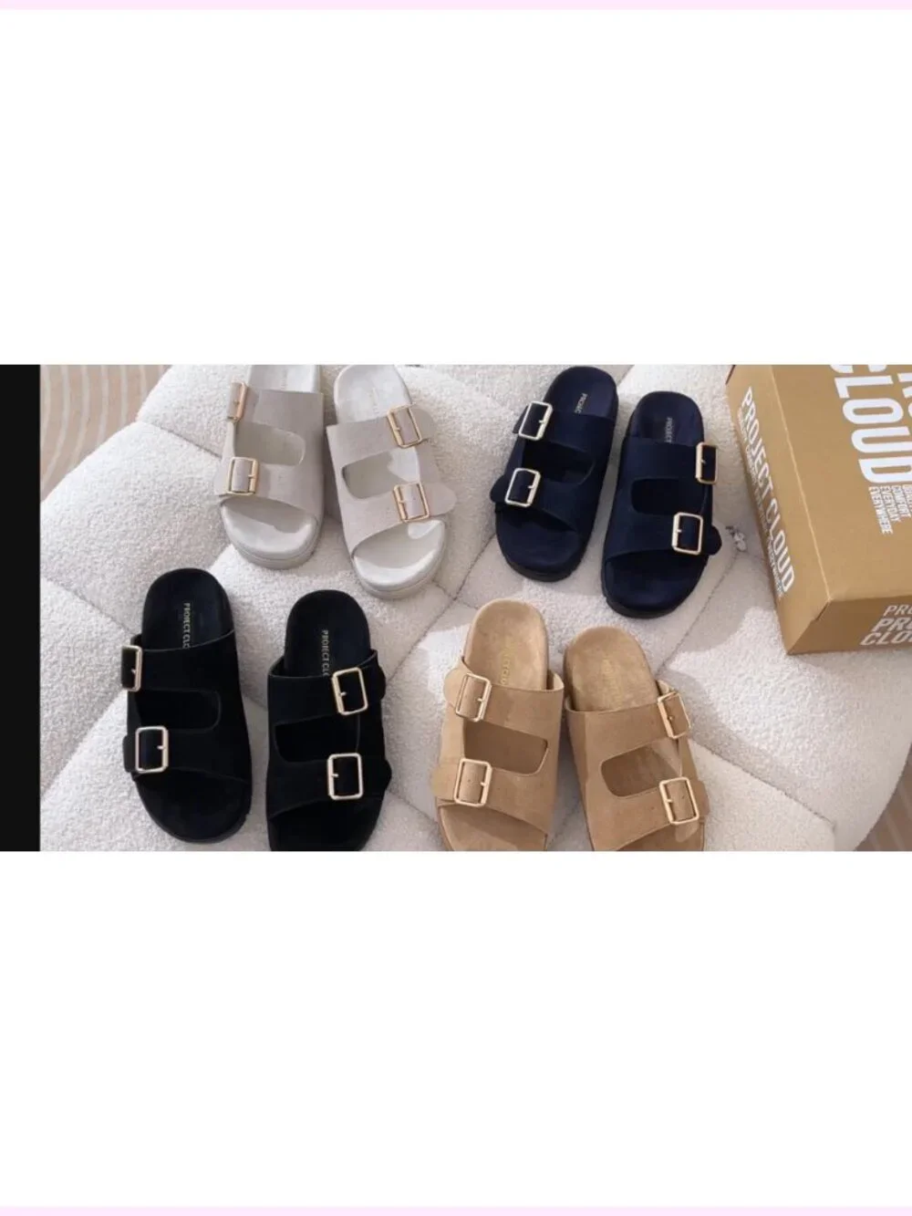 Genuine Leather Women's Sandals - Comfortable Plush Insole, Non-Slip Flat